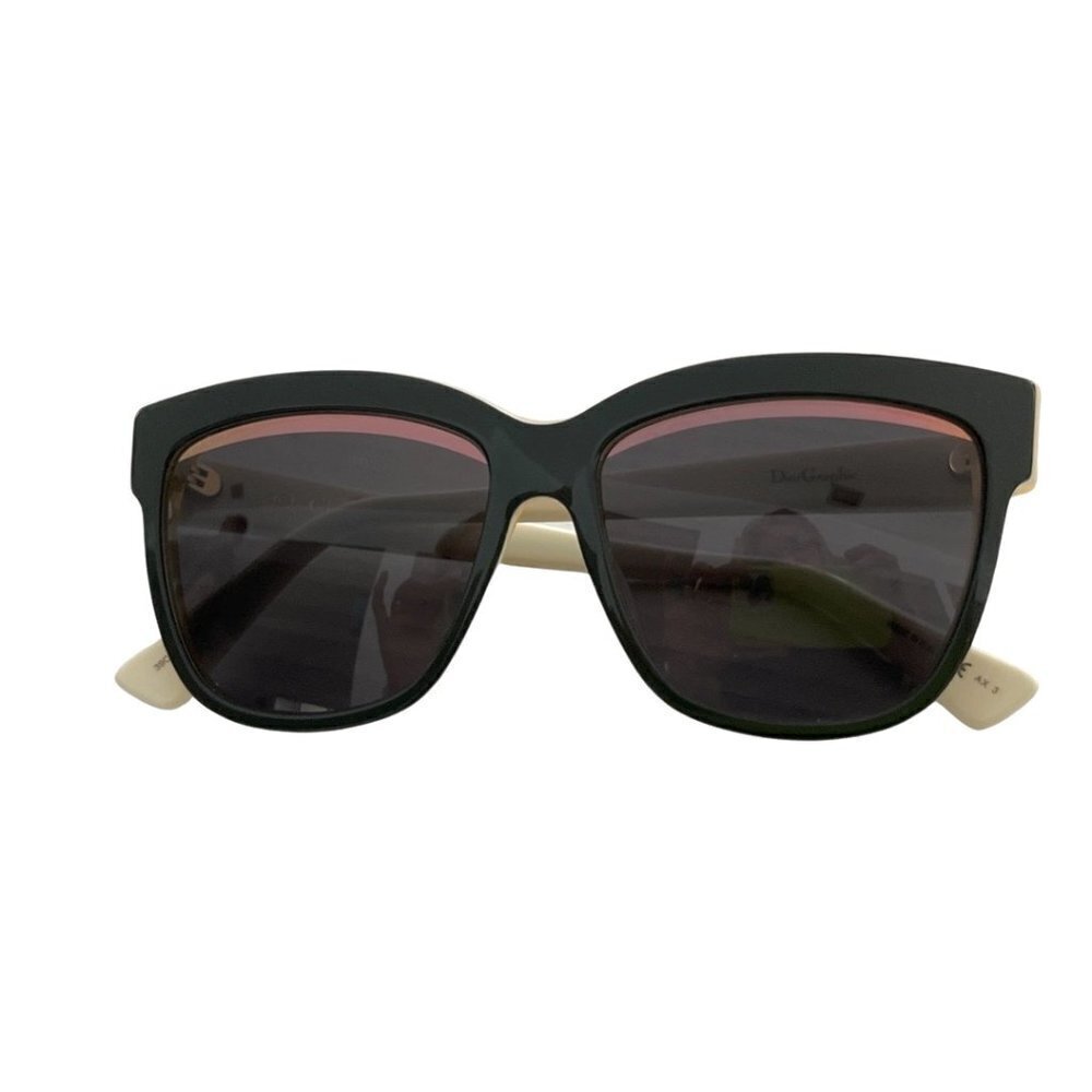 Dior Graphic 39C48 white green sunglasses - Picture 2 of 8